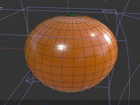 3D Model: Tangerine [Sphere]