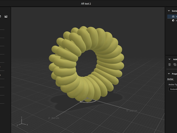 Hair Tie Model Adobe Aero