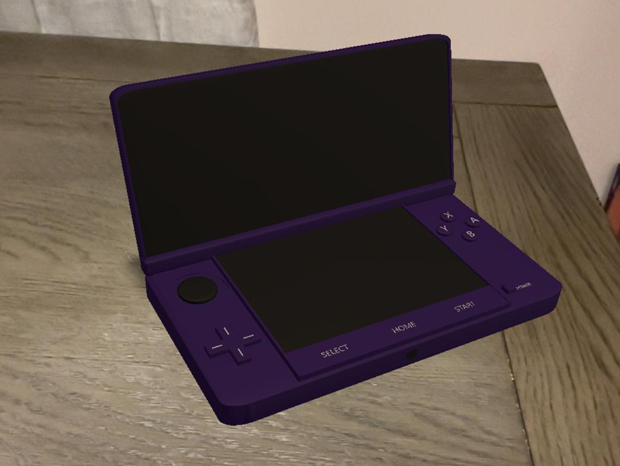 Nintendo 3Ds Model Adobe Aero