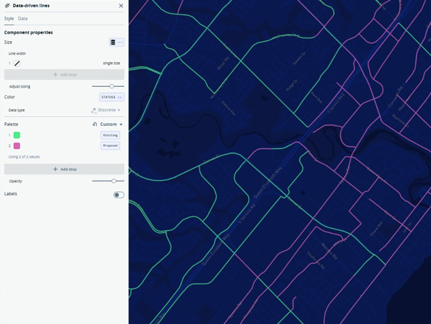 Oakville Bicycle Routes [Data-driven Lines]