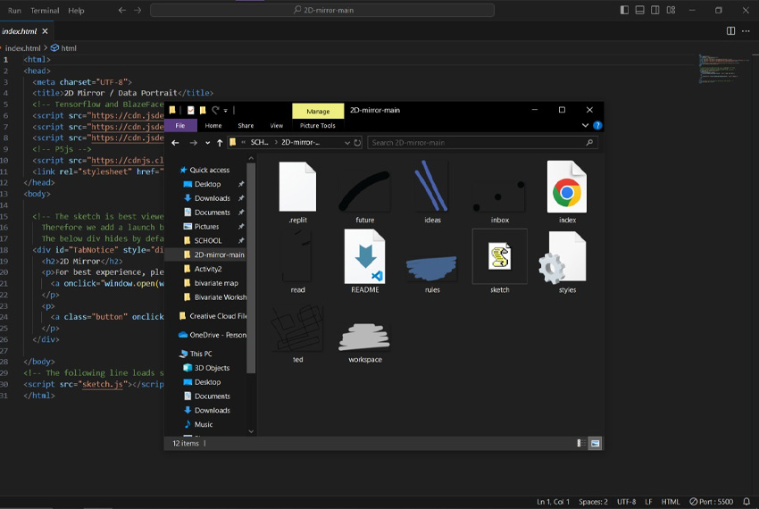 Giorgia Lupi’s Data Portrait
